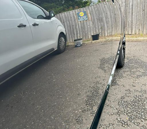 Machine polishing Glasgow swirl mark and scratch removal on car paintwork